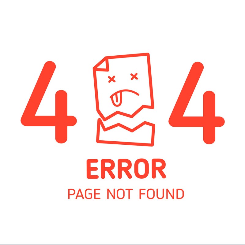 خطای 404 در سئوی تکنیکال